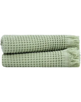 Micro Waffle Hand Bundle Sage