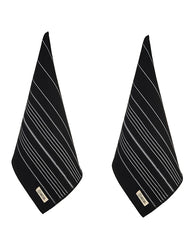 Classic Fringeless Hand Bath Bundle - 2 Pack Black