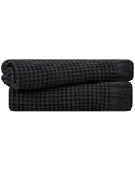 Micro Waffle Hand Bath Bundle - 2 Pack - Black